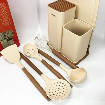 Набор силиконовых кухонных принадлежностей Magio MG-1097I набор ножей лопаток 12 предметов