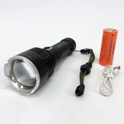 Фонарь полицейский X-Balog BL-531-P90 1х26650 8800mah USB/microUSB/ 3хААА R3 функция Power Bank
