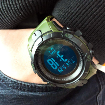 Часы наручные мужские SKMEI 1475AG ARMY GREEN, брендовые мужские часы, часы для мужчины. Цвет: зеленый