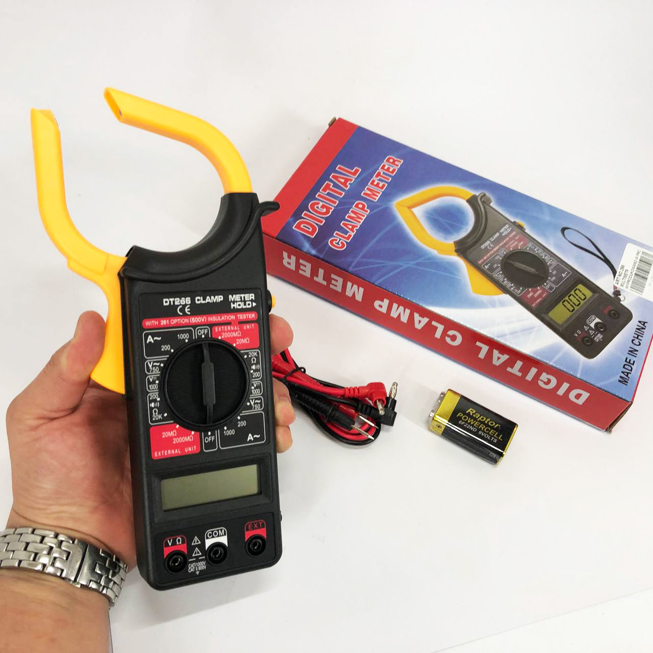 Цифровой мультиметр токовые клещи Digital DT-266 мультитестер тестер вольтметр, Хороший мультиметр