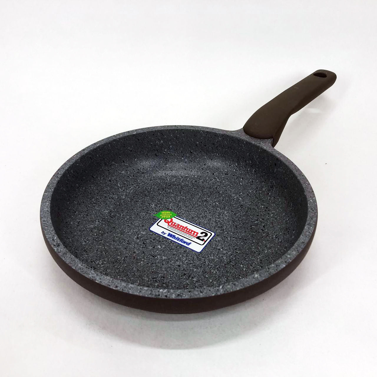 Сковорода Con Brio CB-2026 Eco Granite Premium 20 см, Сковорода для дома качественная. Цвет: серый