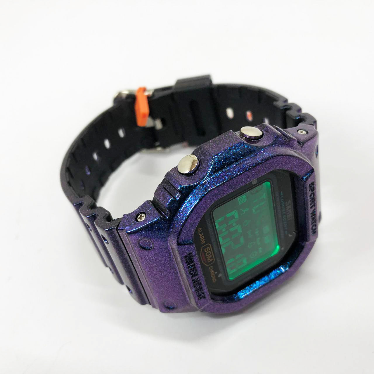 Смарт-годинник наручний чоловічий SKMEI 1629GTPL, Годинник наручний електронний тактичний, Протиударний годинник