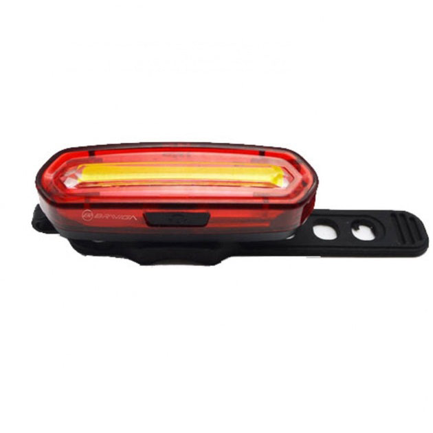 Велосипедный фонарь задний габаритный AQY-096-COB белый и красный, встроенный аккумулятор