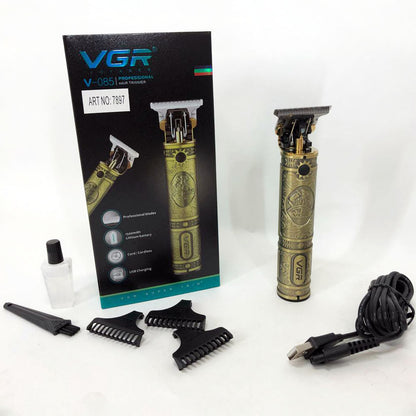 Машинка для стрижки мужская VGR V-085 Электробритва с насадками для бороды Окантовочная машинка