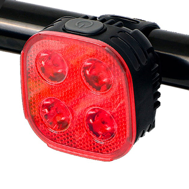 Велосипедный фонарь задний габаритный FY-328, Велофонарь с функцией стоп-сигнала, Водонепроницаемый