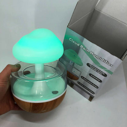 Ночник-увлажнитель с эффектом дождя Cloud Rain Humidifier, Аромадиффузор увлажнитель воздуха для дома