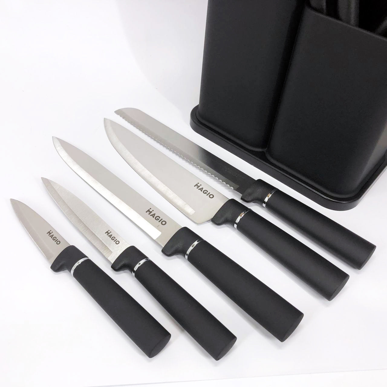 Набор силиконовых кухонных принадлежностей Magio MG-1097B набор ножей лопаток 12 предметов