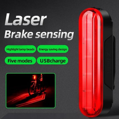 Велосипедный фонарь аккумуляторный LEADBIKE LD80-6LED с лазерной разметкой велофонарь, Фонарь стоп