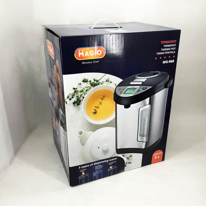 Термопот Magio MG-968, потужний електричний термопот для кухні, термопот з автоматичним вимкненням