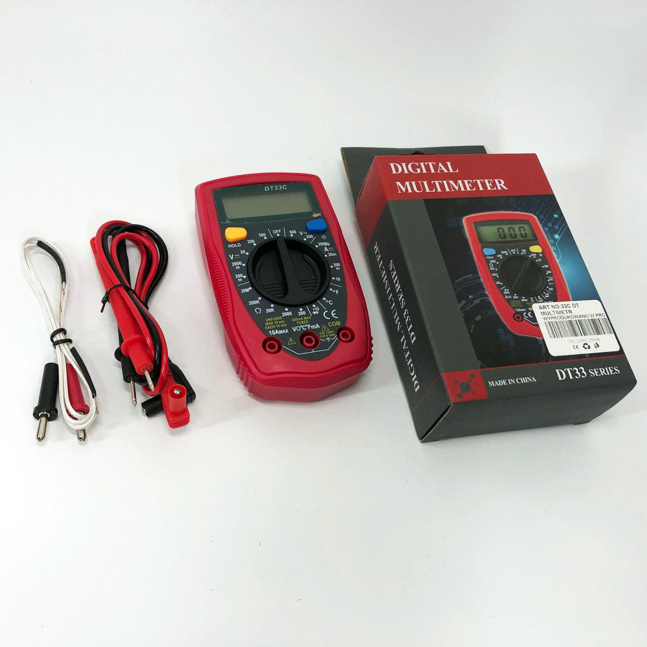 Цифровой Мультиметр 33 C DT DIGITAL мультитестер тестер, электронный мультиметр, тестер профессиональный