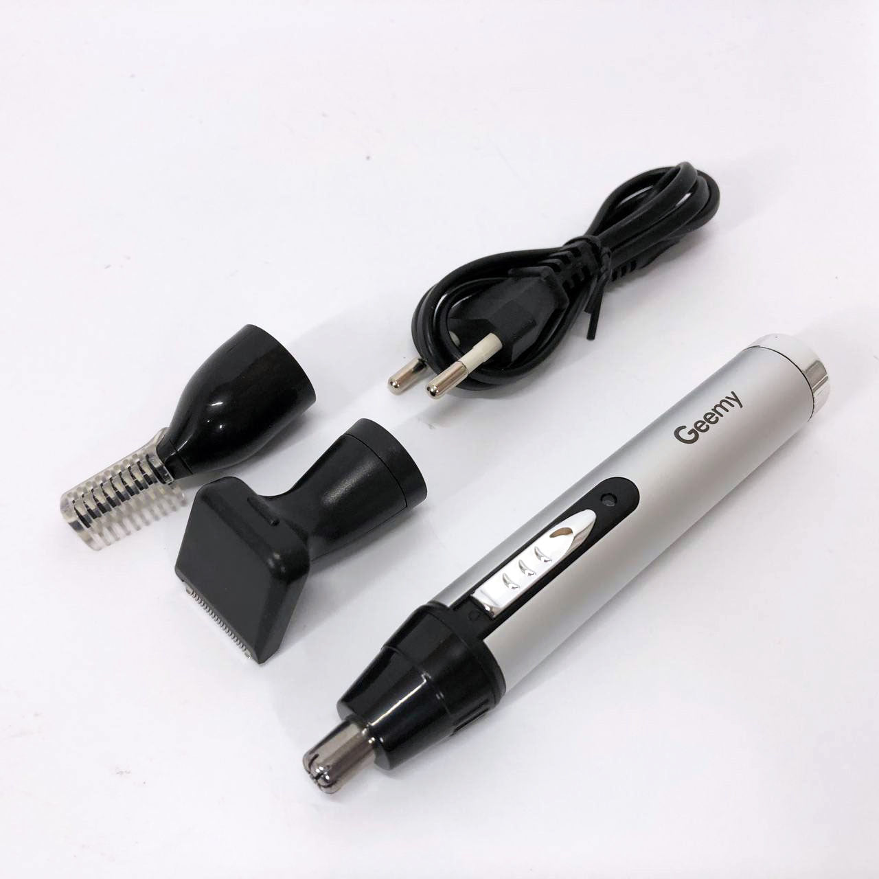Триммер для носа и ушей GEMEI GM-3107 3в1, электробритва с насадками для бороды, тример для бороды
