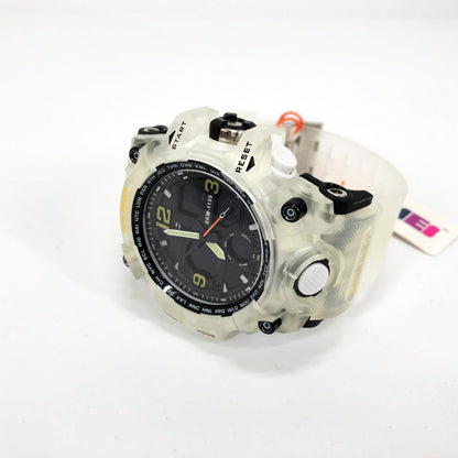 Часы наручные мужские SKMEI 1155BWT, наручные часы для военных, фирменные спортивные часы. Цвет: белый