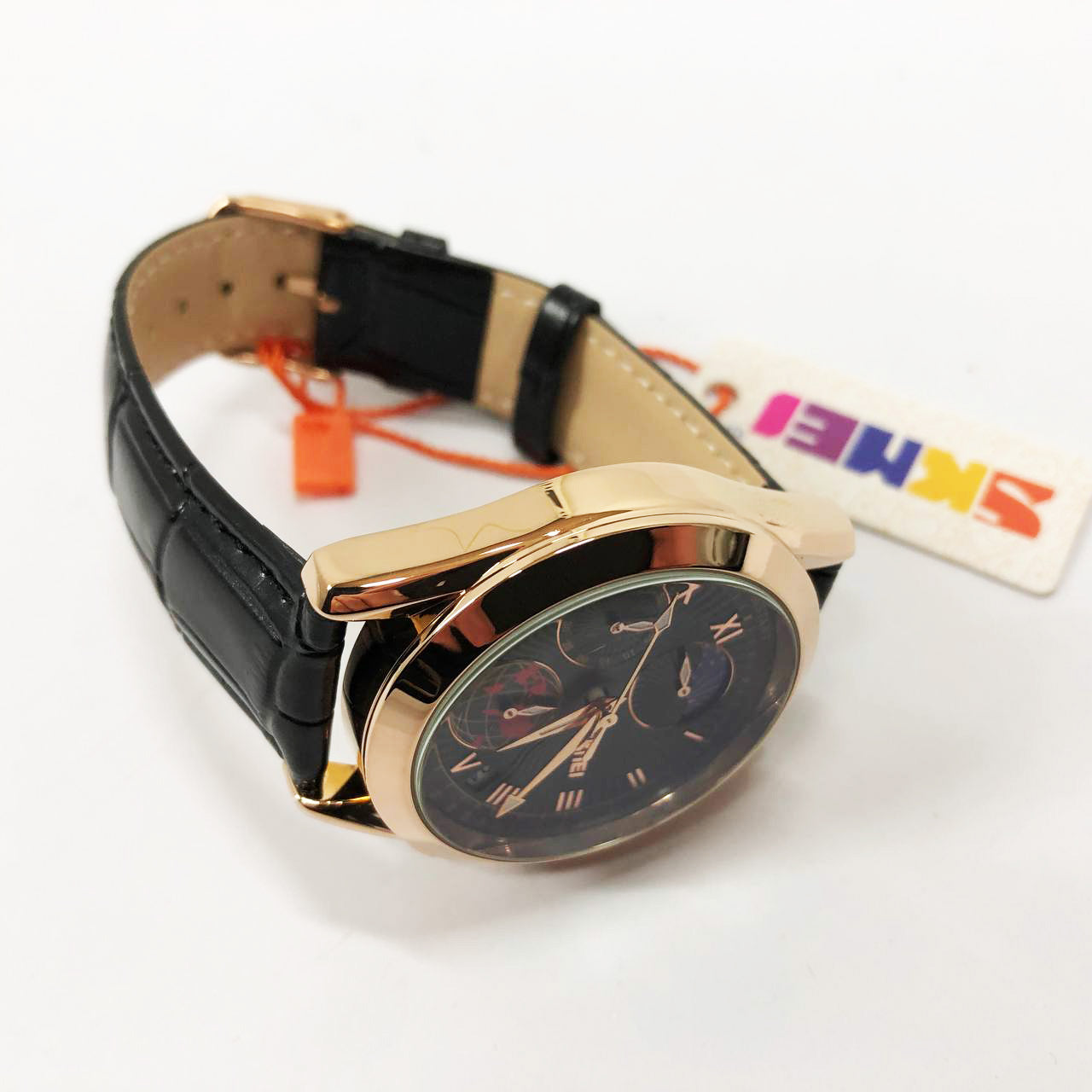 Часы наручные мужские SKMEI 9236RGBK, оригинальные мужские часы, модные мужские часы круглые