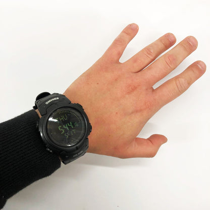 Часы наручные мужские SKMEI 1231BK, брендовые мужские часы, модные мужские часы. Цвет: черный