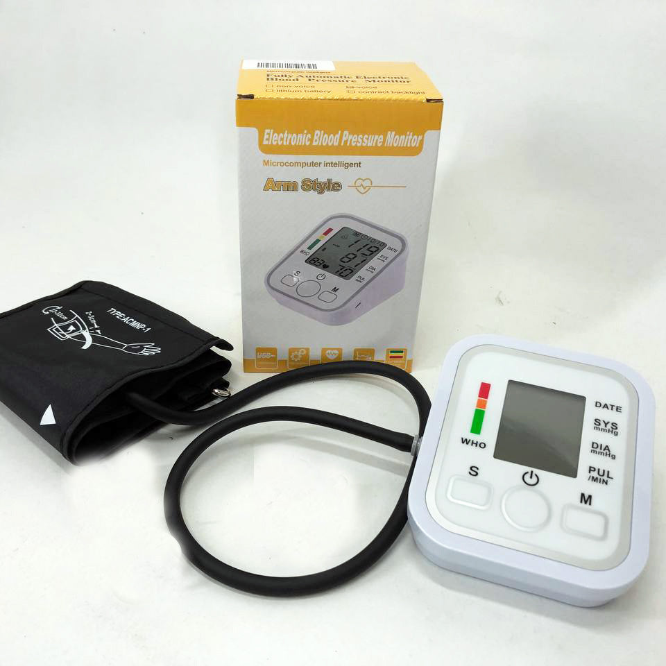 Автоматический тонометр ARM Style B02R с индикатором аритмии, хороший аппарат для измерения давления