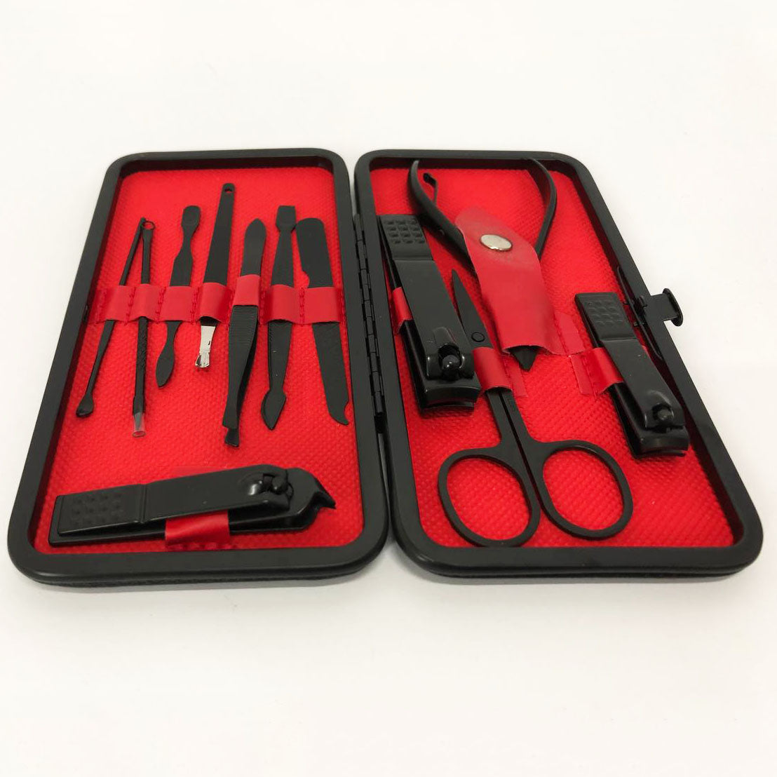 Маникюрный набор для ухода за ногтями, бровями и лицом на 12 предметов, Маникюрные наборы для мужчин