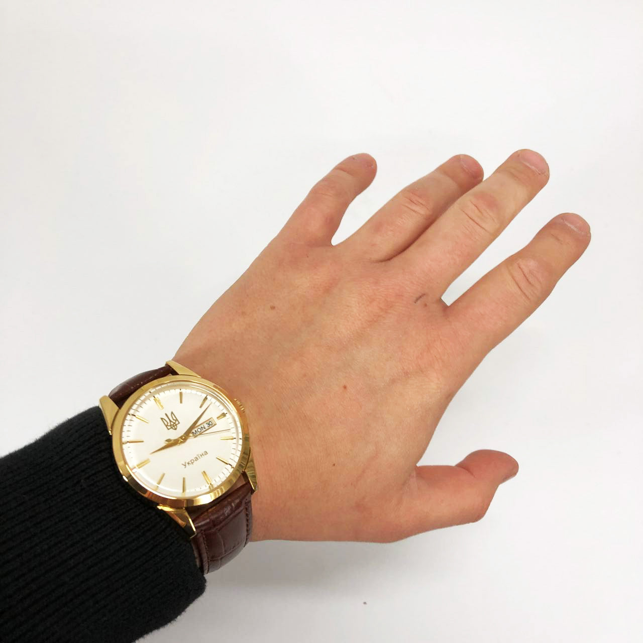 Часы наручные мужские SKMEI 3709/9073GDWT-B, Стильные повседневные мужские кварцевые часы