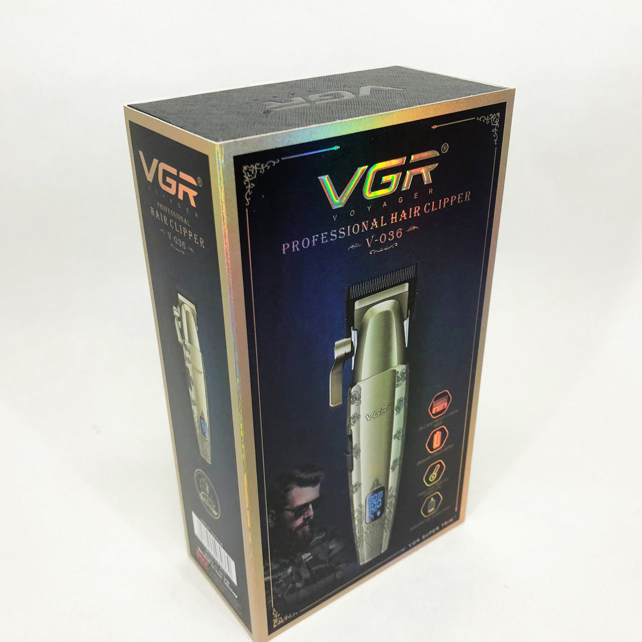 Аккумуляторная машинка для стрижки VGR V-036