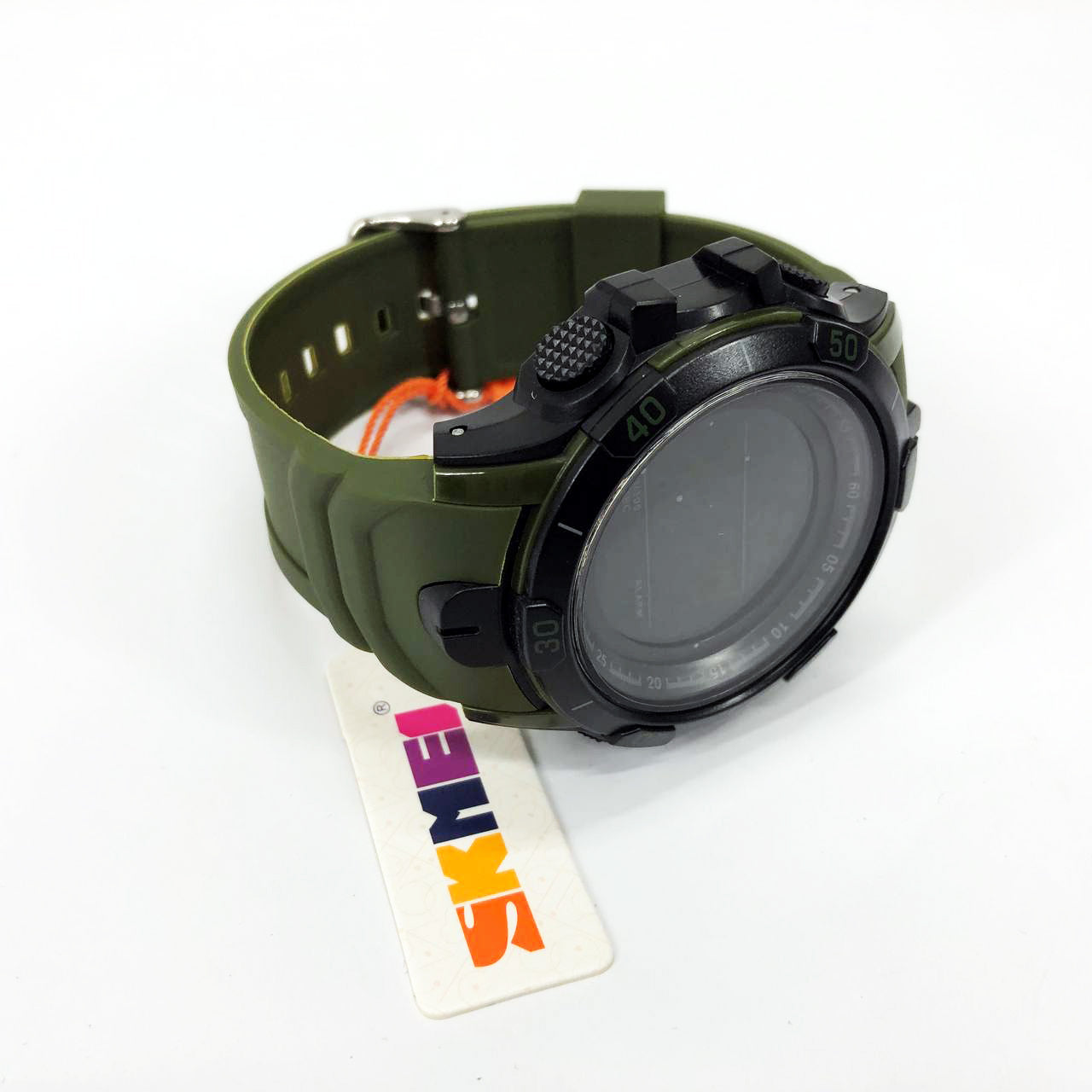 Часы наручные мужские SKMEI 1475AG ARMY GREEN, брендовые мужские часы, часы для мужчины. Цвет: зеленый