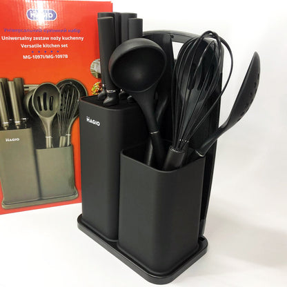 Набор силиконовых кухонных принадлежностей Magio MG-1097B набор ножей лопаток 12 предметов