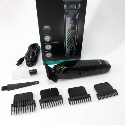 Машинка для стрижки волос триммер VGR V-972 профессиональная с насадками аккумуляторная USB