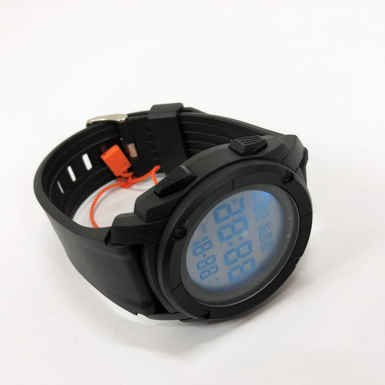 Часы наручные мужские SKMEI 1853BKWT BLACK-WHITE, армейские часы противоударные. Цвет: черный