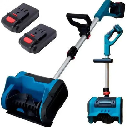 Снегоуборщик аккумуляторный на 2 АКБ складной Krafftec