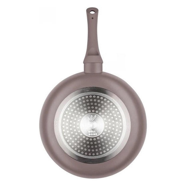 Сковорода алюминиевая 24 см WELL DONE WD-1014B индукция, сковорода с индукционным дном, качественная