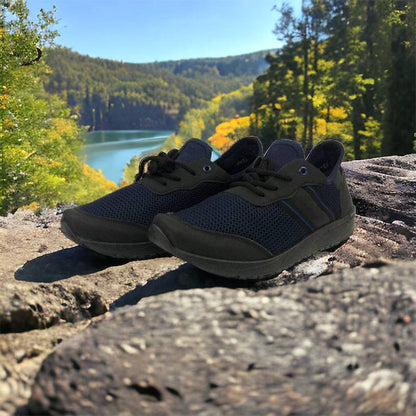 Кроссовки мужские сетка 41 размер. Летние кроссовки, модные универсальные кроссовки. Модель 46913. Цвет: синий