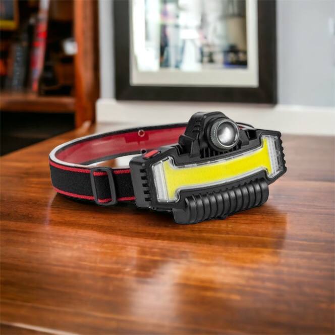 Налобный фонарик Bailong BL-W685-LTS+COB+RGB, 5 режимов, водостойкий, ударостойкий, USB кабель Type-c