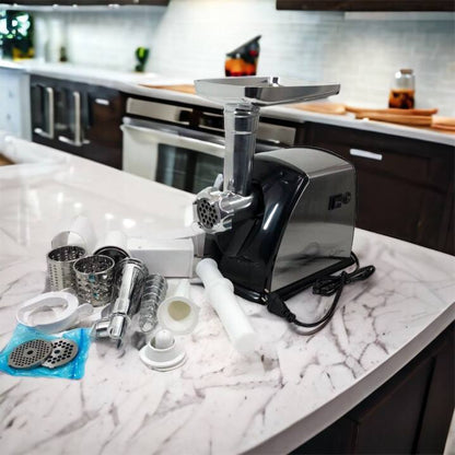 Мясорубка Suntera SMG-5454SS, Кухонная мясорубка, Мясорубка электрическая металл, Мясорубка-соковижималка