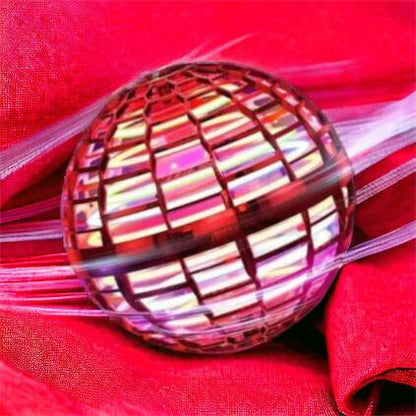 Летающий шар спиннер светящийся FlyNova Pro Gyrosphere игрушка мяч бумеранг, игрушка летающий шар