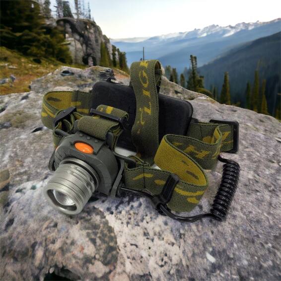 Налобный фонарь тактический Bailong BL-1505 \ 602B SENSOR с датчиком движения, Фонарик налобный led