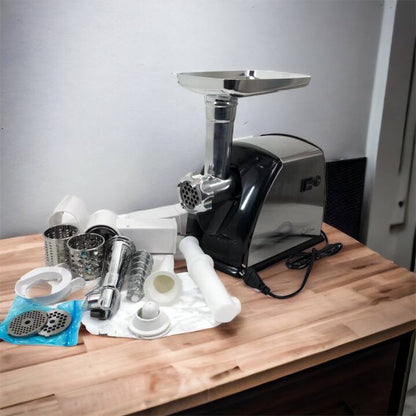 Мясорубка Suntera SMG-5454SS, Кухонная мясорубка, Мясорубка электрическая металл, Мясорубка-соковижималка