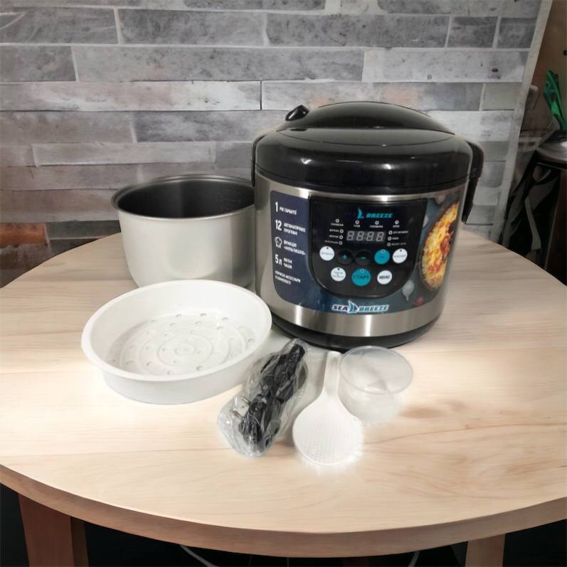 Мультиварка SeaBreeze SB-044 900 Вт, бытовые мультиварки рисоварки, электро скороварка, кашеваркы