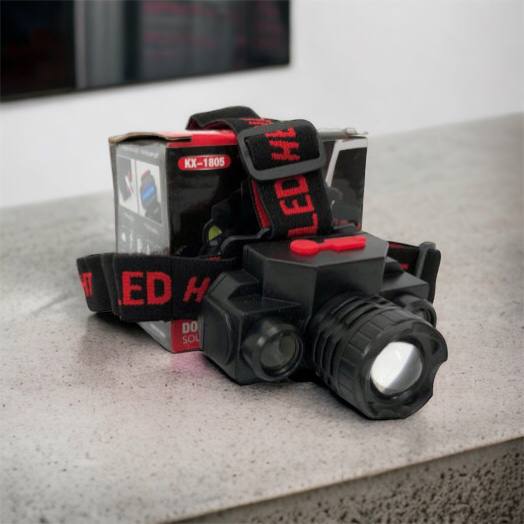 Фонарь налобный Bailong BL-1805 COB XPE аккумуляторный, фонарь на голову для рыбалки, надежный налобный