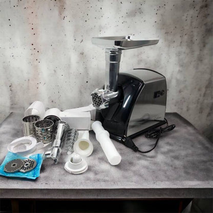 Мясорубка Suntera SMG-5454SS, Кухонная мясорубка, Мясорубка электрическая металл, Мясорубка-соковижималка