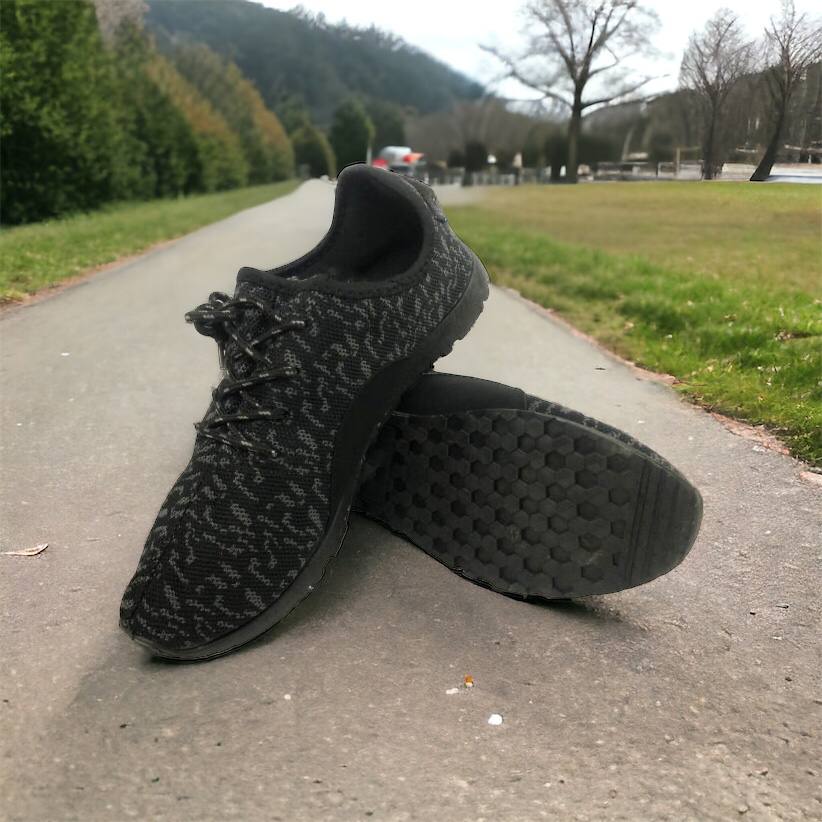 Мужские кроссовки сетка 40 размер. Эспадрильи мужские | Легкие летние черные кроссовки. Модель 74612. Цвет: черный