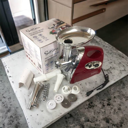 Электромясорубка Suntera SMG-5420R 1800 Вт, электромясорубка соковыжималка для томатов, мясорубка для дома