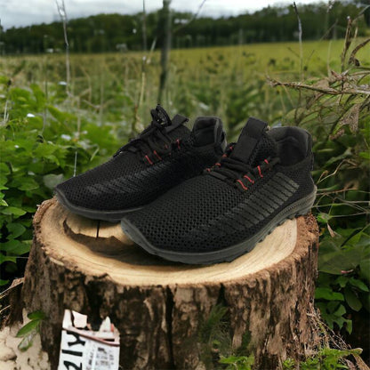 Тонкі кросівки М'які чоловічі кросівки | 40 Розмір. Кросівки з тканини, що дихають. Модель 45112. Колір: темний 