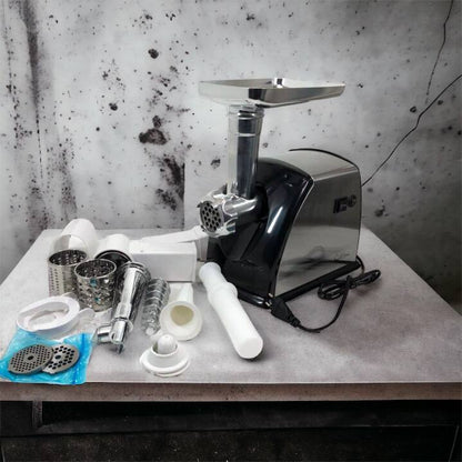 Мясорубка Suntera SMG-5454SS, Кухонная мясорубка, Мясорубка электрическая металл, Мясорубка-соковижималка