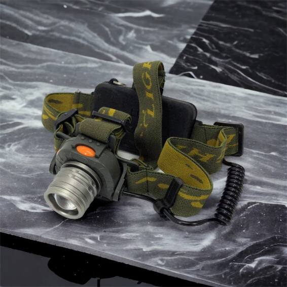 Налобный фонарь тактический Bailong BL-1505 \ 602B SENSOR с датчиком движения, Фонарик налобный led