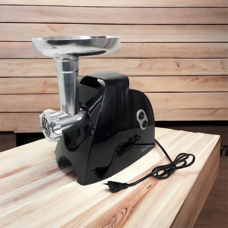 Мясорубка Suntera SMG-5425B, электрическая мясорубка с насадками, электромясорубка для шинковки