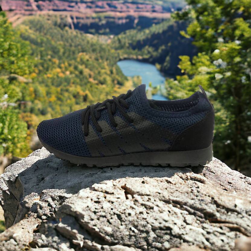 Кроссовки лето сетка мужские 40 размер | Текстильные кроссовки сеткой | Модель 41373. Цвет: синий