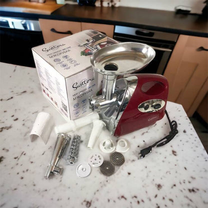 Электромясорубка Suntera SMG-5420R 1800 Вт, электромясорубка соковыжималка для томатов, мясорубка для дома