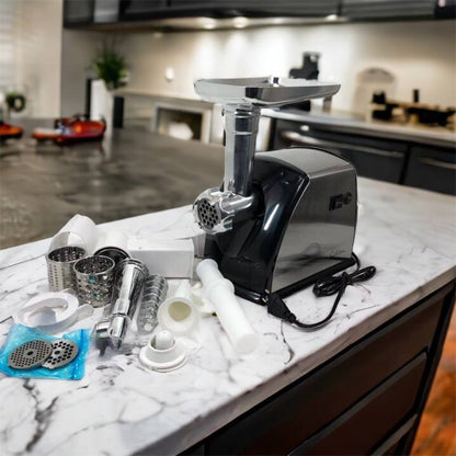 Мясорубка Suntera SMG-5454SS, Кухонная мясорубка, Мясорубка электрическая металл, Мясорубка-соковижималка