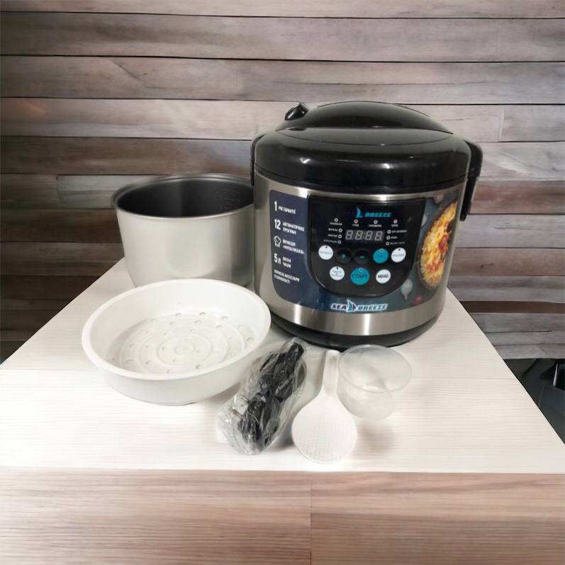Мультиварка SeaBreeze SB-044 900 Вт, бытовые мультиварки рисоварки, электро скороварка, кашеваркы