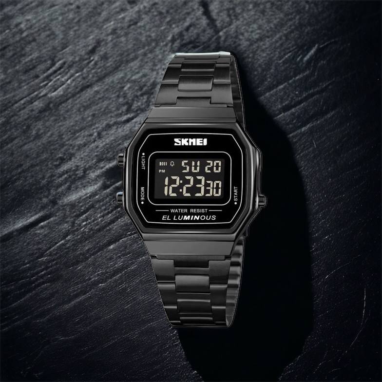 Часы наручные мужские SKMEI 1647BK, оригинальные мужские часы, противоударные часы для военнослужащих