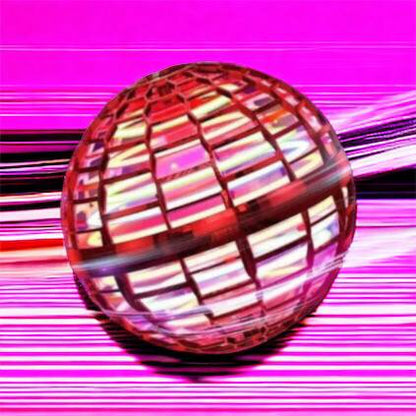 Летающий шар спиннер светящийся FlyNova Pro Gyrosphere игрушка мяч бумеранг, игрушка летающий шар