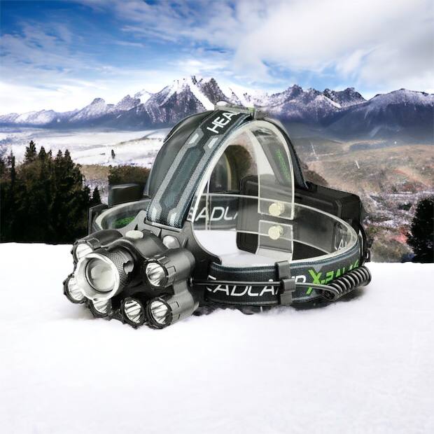 Яркий светодиодный налобный фонарь Bailong Police BL-T78 5 led белый, налобный фонарик с usb зарядкой